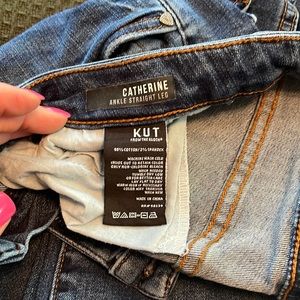 Kut Catherine ankle straight leg